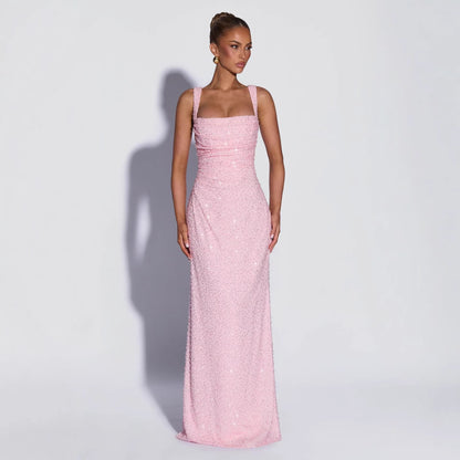 Clara Sequined Maxi Dress