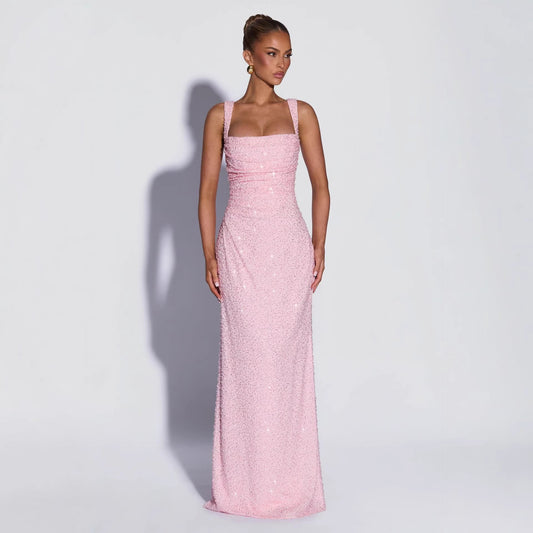 Clara Sequined Maxi Dress