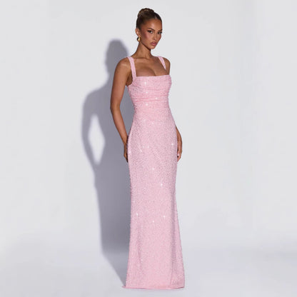 Clara Sequined Maxi Dress